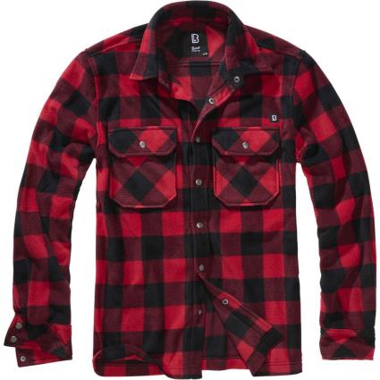 Brandit Jeff Long Sleeve Shirt Vermelho M Homem