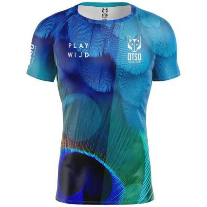 Otso Blue Birds Short Sleeve T-shirt  XL Homem