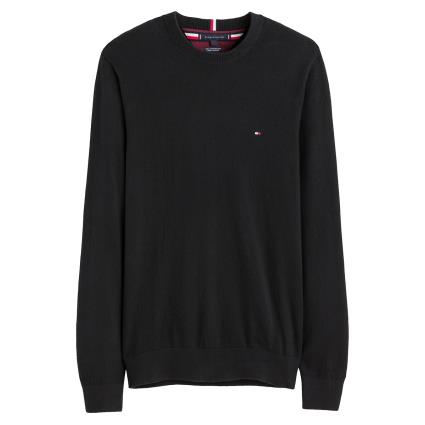 Tommy Hilfiger Camisola de gola redonda em algodão pima e caxemira
