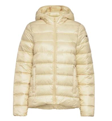 Chaqueta Casual_mujer_champion Hooded Polyfilled Jacket Beige L