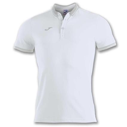 Joma Bali Ii Short Sleeve Polo Shirt Blanco 7-8 Years Niño