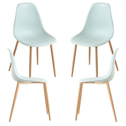 Presentes Miguel - Pack 4 Cadeiras Mykle - Celadon