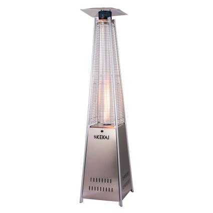 Kekai Basil 52x52x227 Cm 13kw Gas Outdoor Heater Transparente