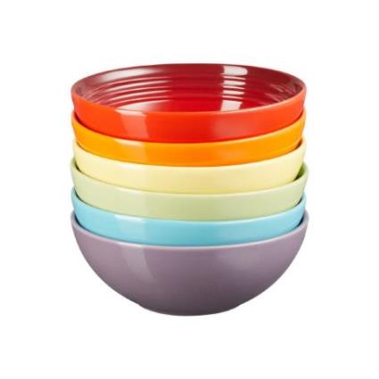 LE CREUSET -  Set 6 Tigelas 16cm Vancouver, Arcoiris 79286168359006