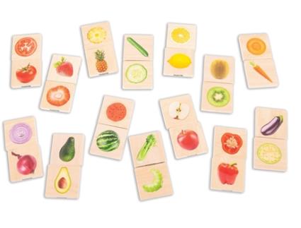 Jogo de Tabuleiro TICKIT Fruit & Vegetable Match (1 year)