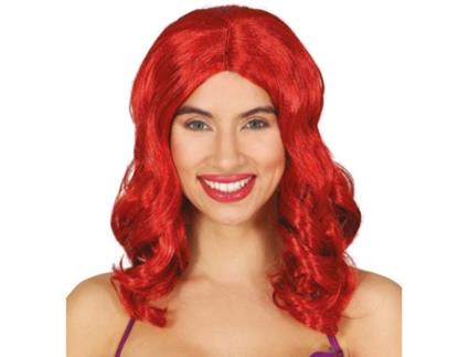 Peruca GUIRCA De Cabelo Vermelho Intenso