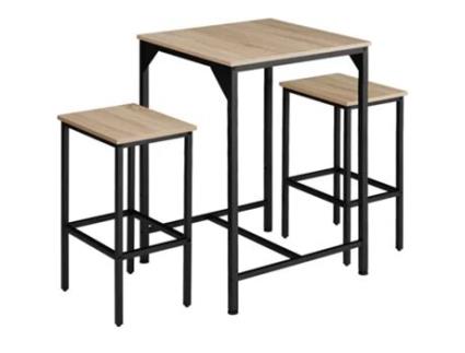 Conjunto TECTAKE de Móveis TECTAKE de Bar Inverness