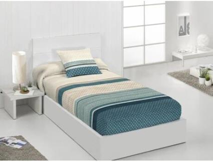 Edredão JVR Mila (Poliéster - Azul - 105 cm)