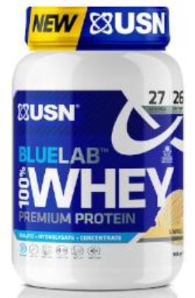 Proteína em pó USN BlueLab 100% Whey Premium Protein vanilka 908g