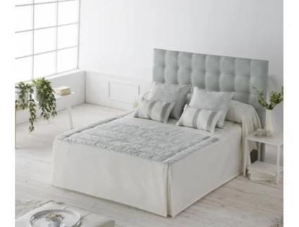 Edredão JVR Bege (Poliéster, Algodão - 200x160 cm)