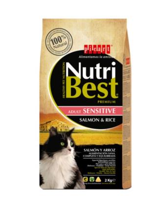 Picart Nutribest Sensitive Salmão e Arroz Gato Pack económico: 2 x 15 kg