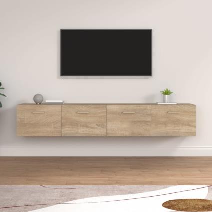 vidaXL Armários parede 2pcs 100x36,5x35 cm derivados madeira sonoma