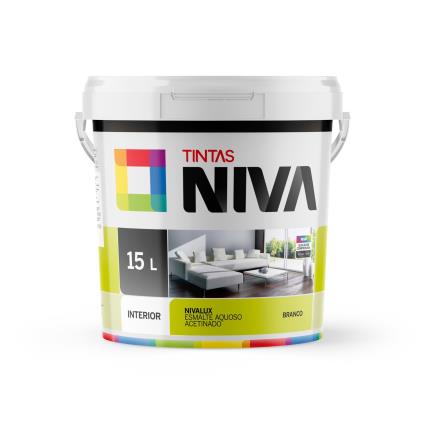 Nivalux tinta plástica acetinada 15 litros