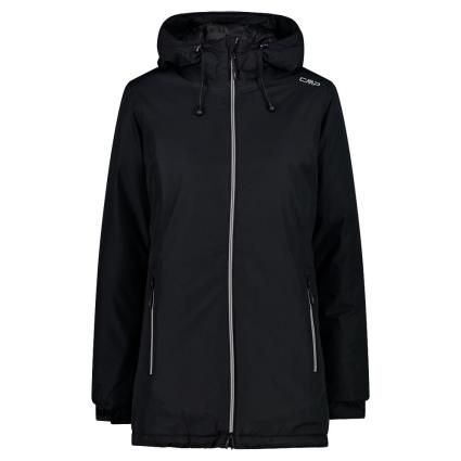 Cmp Long Fix Hood 32z1396 Jacket Preto XS Mulher