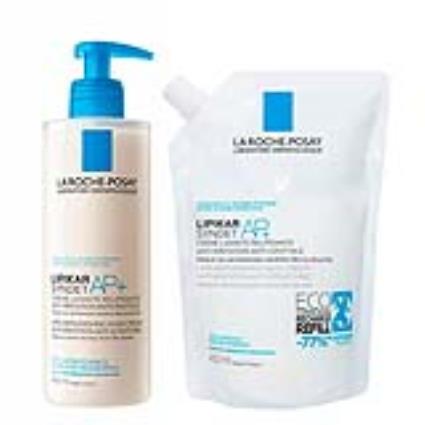 Creme Lavante Lipikar Syndet AP+ 400ml + Recarga 400ml