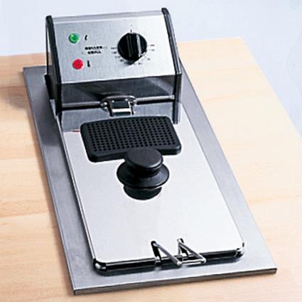 Fritadeira profissional moderna, encastrável