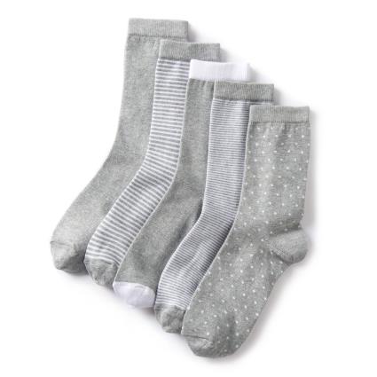 Collections Lote de 5 pares de meias