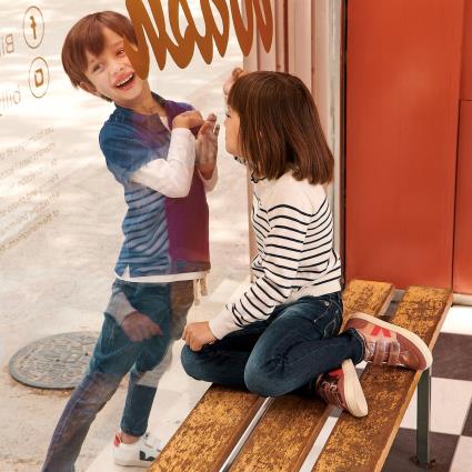 Collections Camisola estilo marinheiro, gola fantasia, 3-12 anos