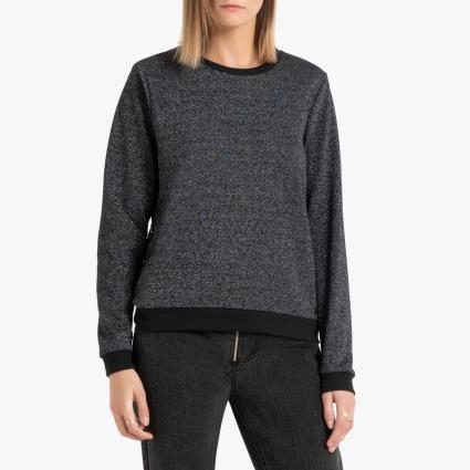 Sweat de gola redonda, renda atrás