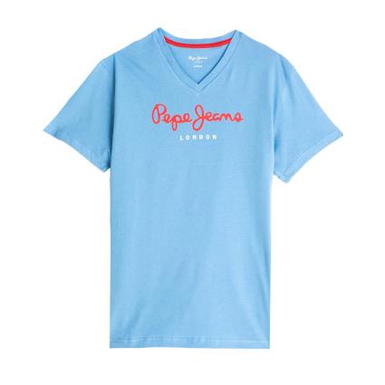 T-shirt de decote em V, Eggo