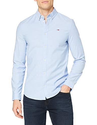 Camisa slim fit em oxford stretch