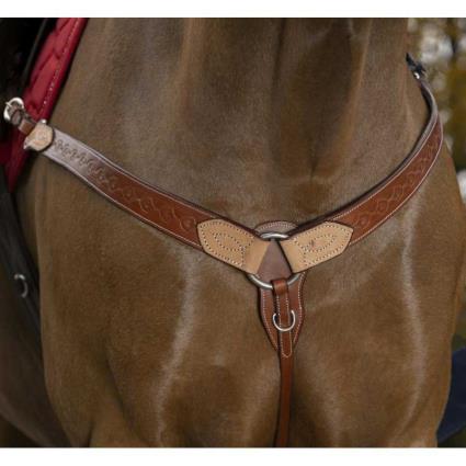 Westride Two Tone Breastplate Castanho