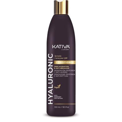 Acondicionador Kativa Luxury Hyaluronic Deep Hydratation AntiBreakage 550 ml