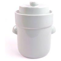 Frasco de cerâmica de fermento branco 10 L 1 unidade - Schmitt