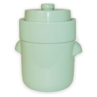 Frasco de cerâmica de fermento verde 3 L 1 unidade - Schmitt