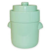 Frasco de cerâmica de fermento verde 5 L 1 unidade - Schmitt