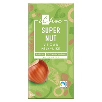 Chocolate vegano com avelãs 80 g - ichoc