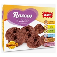 Rosquinhas de cacau sem glúten 150 g - Harisin