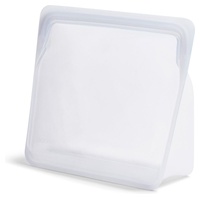 Saco de pé grande de silicone branco 21x24 cm 1 unidade (Branco) - Stasher