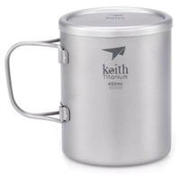 Caneca de titânio com tampa L 1 unidade - Keith