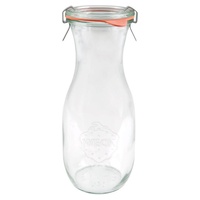 Frasco de vidro para conservas 530 ml (19 x 6 cm) 1 unidade - Weck