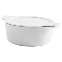 Conjunto de pote de porcelana branca 16cm + tampa (2g) 1 unidade - Eschenbach