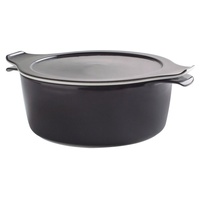 Conjunto de potes de porcelana antracite com tampa 2 unidades - Eschenbach
