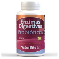 Enzimas digestivas e probióticos 120 cápsulas - Naturbite