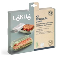 Kit de capas de silicone platina reutilizáveis 1 unidade (Branco) - Lékué