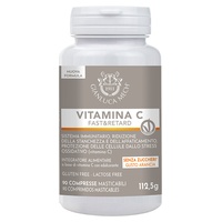 Vitamina C laranja rápida e retardada 90 comprimidos mastigáveis de 1250mg - Gianluca Mech
