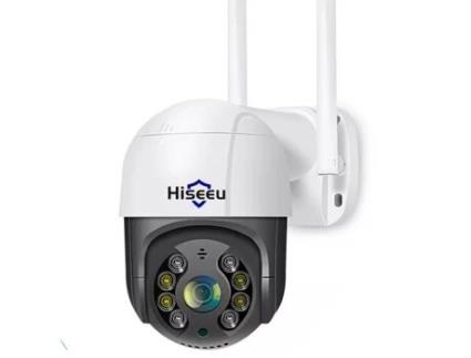 Câmara Wi-Fi HISEEU Modelo Rotativa Cor Branca e Preta Fullhd