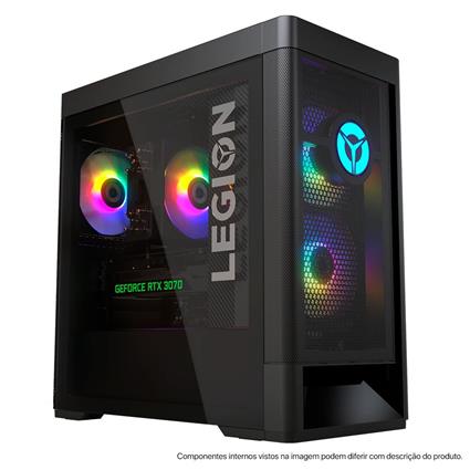 Computador Desktop Lenovo - AMD Ryzen 9 5900RX / RTX 3070 8GB / 16GB RAM / 1TB SSD / Sem Sistema Operativo - Legion T5 26AMR5-205