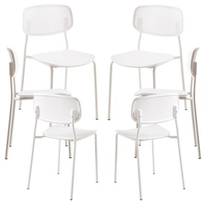 Presentes Miguel - Pack 6 Cadeiras Piki - Branco