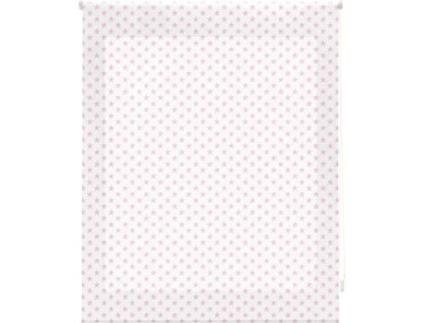 Estore de Rolo HAPPYSTOR Stars Impressão Digital Gostar Rosa 155x180 cm