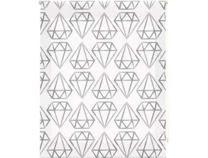 Estore de Rolo HAPPYSTOR Diamantes Impressão Digital Gostar E98012 95x250 cm