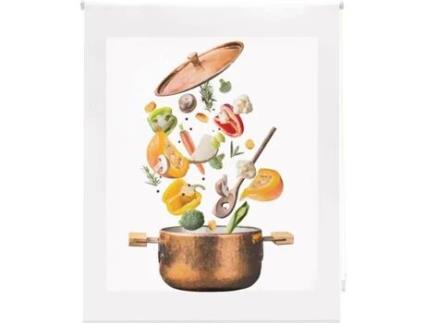 Estore de Rolo HAPPYSTOR Impressão Digital Cozinha HSCC91030 85x180 cm
