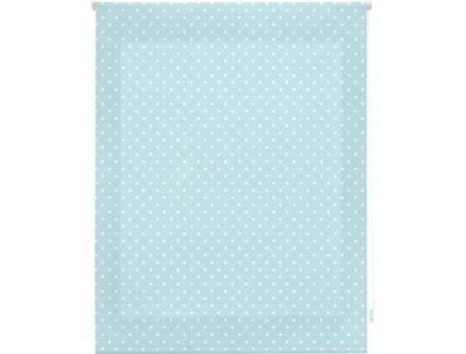 Estore de Rolo HAPPYSTOR Motas Impressão Digital Gostar Turquesa 110x180 cm