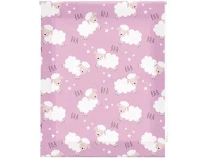 Estore de Rolo HAPPYSTOR Impressão Digital Infantil HSCI97023ROSA 165x180 cm