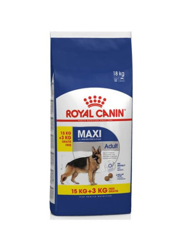 Ração para Cães  Maxi Adult (15 + 3 Kg)