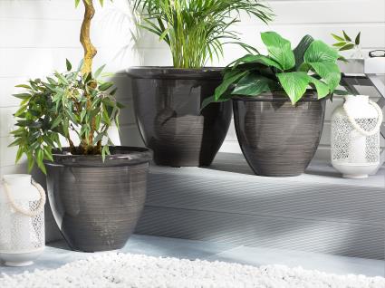 Vaso decorativo para plantas ? 49 cm castanho TESALIA